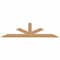 Ekena Millwork Saratoga Smooth Timber Gable Bracket, Western Red Cedar, 96"W x 24"H x 5 1/2"D x 5 1/2"F, 6/12 Pitch GBW096X24X0606SAR00SWR - alternate 1